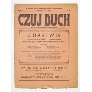 CZUJ Duch. R. 2, nr 5: V 1923. Numer jubileuszowy - W dziesiątą rocznicę powstania Harcerstwa Wielkopolskiego.