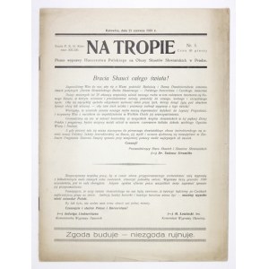 NA TROPIE. Nr 1: 21 VI 1931.