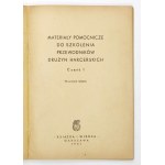 MATERIALS auxiliary to the training of guides of scout teams. Cz. 1-2. Warsaw 1951. Książka i Wiedza. 8, s....