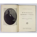 GRĄBCZEWSKI Bronisław - V pouštích Raskem a Tibetem. S portrétem autora, 74 ilustracemi a mapou. Varšava [1925]...