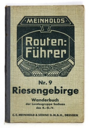 KIRSCH [Ferdinand Walter] - Das Riesengebirge. Mit 8 Spezialkarten, 3 Textkarten und 1 Übersichtskarte in 2 Streifen. 3 ...