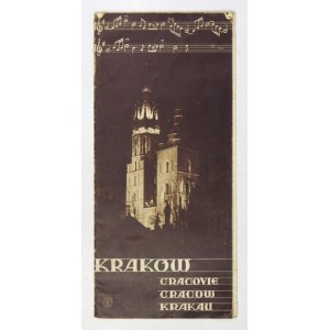 KRAKÓW, Cracovie, Cracow, Krakau. Cracovia totius Poloniae urbs celeberrima. Cracow [not before 1931]....