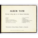 SCHABENBEK Henryk - Album Tatry. Heljotypie od art. phot. ... Kraków [ca 1925]. Salon polských malířů....