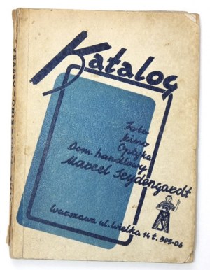 Katalog. Foto, kino, optyka. M. Seydengardt. 1939.