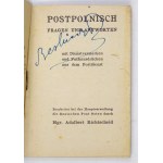 Post auf Polnisch. Fragen und Antworten. 1943.