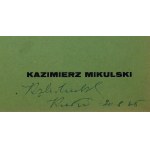 K. Mikulski. Wystawa obrazów. 1959. Z podpisem artysty.