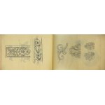 [ORNAMENTY]. Szkicownik z odręcznymi rysunkami nieznanego autorstwa, ukazującymi przykłady ornamentów i elementów zdobni...