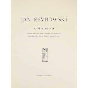 Jan Rembowski. 29 reprodukcyj. 1924.