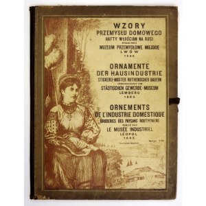 Wzory przemysłu domowego. S. 8: Hafty włościan na Rusi. 1883.