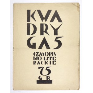 KWADRYGA. R. 2, nr 5: X 1928.