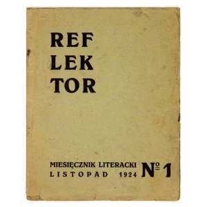 Reflektor. Nr 1: XI 1924.