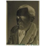 [WITKIEWICZ Stanisław Ignacy - negatyw fotografii portretowej]. [l lub II 1938]. Negatyw celuloidowy - zdjęcie wykonane przez Fryderykę Olesińską w Warszawie.