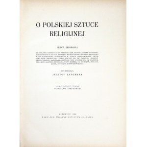 J. Langman - O polskiej sztuce religijnej. 1932. Z drzeworytami.