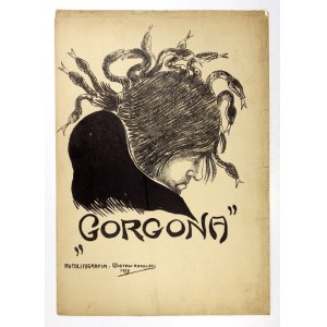 ROGALSKI Gustaw (junior) - Gorgona. Autolitografja... B. m. 1933. [Nakł. artysty]. Format: ca 45x32 cm. tabl....