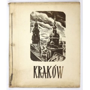 RACZYŃSKI Stanisław - Kraków. 10 drzeworytów. [Kraków, pocz. l. 50. XX w.?]. folio, [5], tabl. 10,...