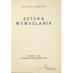 EJSMOND Juljan - Sztuka wymyślania. Warszawa 1927. Towarzystwo Wydawnicze Rój. 16d, s. 125, [2]....