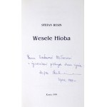 S. Rusin - Wesele Hioba. 1999. Z dedykacją autora dla C. Miłosza.