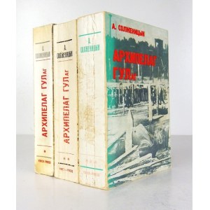 A. SOŁŻENICYN - Archipelag GUŁ-ag. Cz. 1-7 (po rosyjsku). Paryż 1973-75. Pierwsze wydanie.