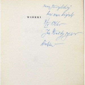 J. Sztaudynger - Wiórki. 1966. Z dedykacją autora.