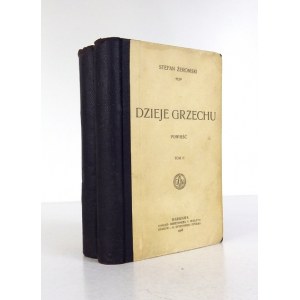 S. Żeromski - Dzieje grzechu. T. 1-2. 1908. Wyd. I.