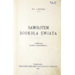 W. Umiński - Samolotem dookoła świata. 1926. Z dedykacją córek Piłsudskiego dla jego chrześniaka