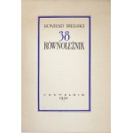 BIELSKI Konrad - 38 równoleżnik. Warszawa 1954. Czytelnik. 8, s. 30, [2]. brosz.