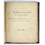 Rękopis z poł. XIX w.: m.in. zatarg aktorów z biskupem, pszczelnictwo na Podolu