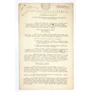 [RADA Morska]. Organizacja zarządów portowych. (Projekt przedstawiony na posiedzeniu Rady Morskiej w dniu 21 maja 1942 ...