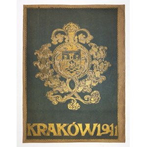 [FRYCZ Karol]. Dwubarwna litografia okładkowa teki graficznej Kraków 1911 wykonana przez Karola Frycza.