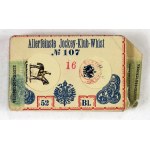 [KARTY do gry 2]. ALLERFEINSTE Jokey-Club-Whist. 52 Bl. N-o 107. 1900. Wiedeń, Ferd. Piatnik &...
