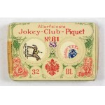 [KARTY do gry 3]. ALLERFEINSTE Jokey-Club-Whist. 32 Bl. N-o 81. 1900. Wiedeń, Ferd. Piatnik &...
