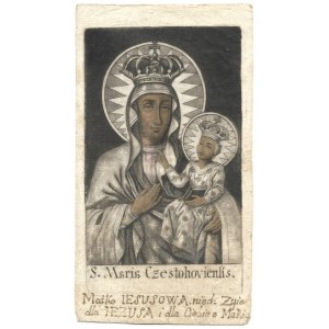 S. MARIA Czestohoviensis. [koniec XVIII w.?].