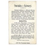 PRAWDZIWY wizerunek cud. obrazu matki Boskiej na Górze Kałwaryi [!] obok Przemyśla. [nie przed 1890].