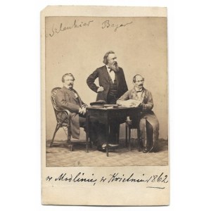POWSTANIE styczniowe – fotografia z członkami Delegacji Miejskiej. 1861.