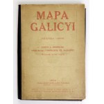 Mapa Galicji z ok. 1915 r.