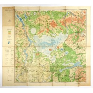 Mapa okolic jez. Śniardwy z 1948 r.