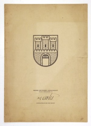 Kopia najstarszego widoku Krakowa wydana w 1941 r.