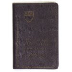 INFORMACYJNY Kalendarz Narciarski na sezon 1929-30. Kraków. Polski Związek Narciarski. 16. s. [72] + [...