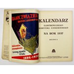 KALENDARZ Ilustrowanego Kuryera Codziennego na rok 1937. Rocznik 10. Kraków. Ilustr. Kuryer Codzienny. 4, s. X,...