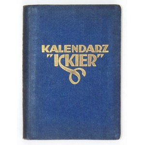 KALENDARZ Iskier na rok 1938. Mała encyklopedia i notatnik. Oprac. Władysław Kopczewski. Rok XIV. Warszawa. Nakł....