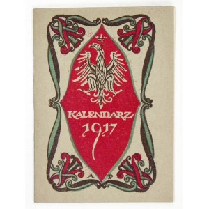 KALENDARZYK na rok 1917. Kraków. Centralne Biuro Wydawnictw N.K.N. 16, s. [60]. brosz.