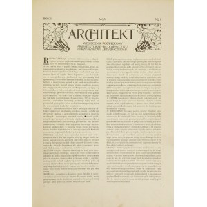 ARCHITEKT. R. 1: 1900-1901.