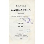 BIBLIOTEKA Warszawska. R. 1858, t. 2: IV-VI.