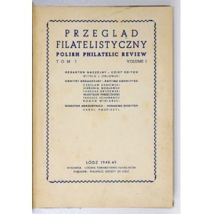 PRZEGLĄD Filatelistyczny. T. 1-3: 30 IX 1948 - 31 I 1950.