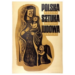 KAROLAK Jerzy - Polska sztuka ludowa. Rzeźba, malarstwo, grafika. 1948.