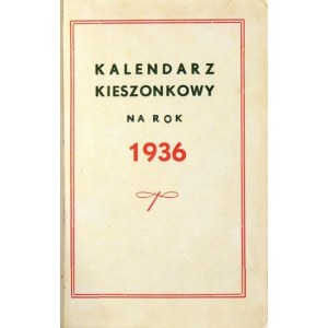 [KALENDARZYK kieszonkowy]. OSWAG, Zjednoczone Zakłady Materjałów Wybuchowych i Azotu, Spółka Akcyjna, Łaziska-...