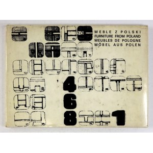 [KATALOG]. PAGED-MEBLE. Meble z Polski. Furniture from Poland. Meubles de Pologne. Möbel aus Polen. [Warszawa 1974?]...