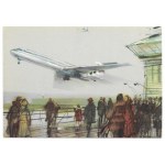 [POCZTÓWKI]. LOT, Polskie Linie Lotnicze. [Seria 10 pocztówek z samolotami eksploatowanymi przez LOT od 1931 do współcze...