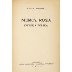 DMOWSKI Roman - Pisma. T. 2-10. Częstochowa 1937-1939. Wyd. A. Gmachowski i S-ka. 8. opr. pł....