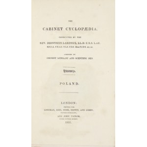 [DURNHAM Samuel Astley] - The History of Poland in One Volume. London 1831. Longman, Rees, Orme, Brown, and Green....